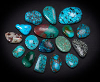 Rare Turquoise Cabochons from Bisbee to Classic Kingman