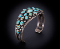 Turquoise Rings, Neck and Bracelets Handcrafted of Rare Turquoise varieties