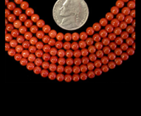 Coral/Coral Beads