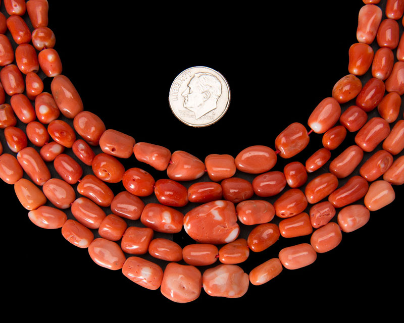 7 mm Coral Beads From The Sea of Japan
