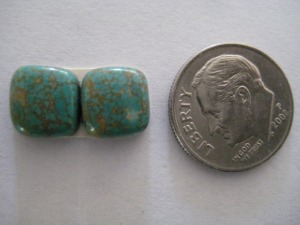 Carico Lake Turquoise Matched Pair 6 carats