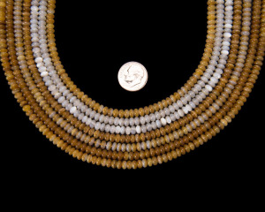 Mother of Pearl Rondell 5mm