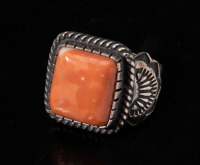 Antique Sea of Japan Coral Ring