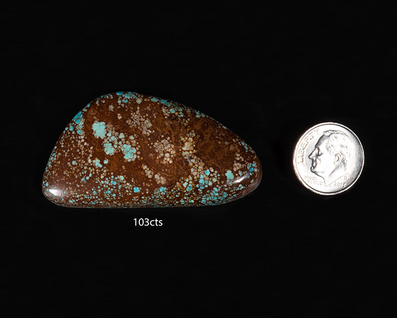 Number Eight Turquoise 103 cts.