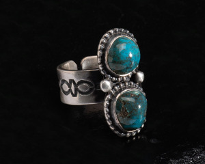 10 Carat Bisbee Turquoise Ring by Verdy Jake