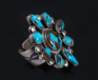 31 carats Tyrone Turquoise Ring hand by Verdy Jake