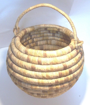 Hopi Coil Basket with Handle