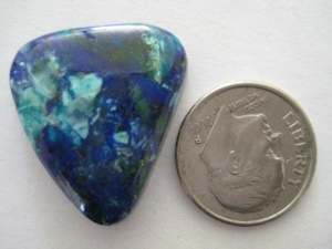 Bluebird Azurite with Crysacola 22 carats