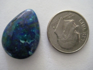 Bluebird Azurite with Crysacola 12 carats